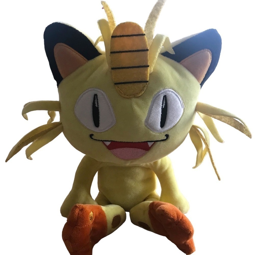 Pokémon Meowth Pokémon Plush Wicked Cool Toys WCT Meowth Stuffed Toy 9"